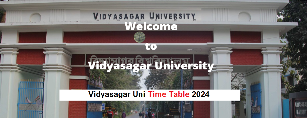 Vidyasagar University Exam Date 