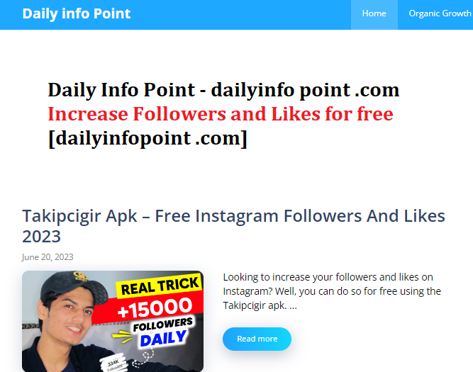 Daily Info Point