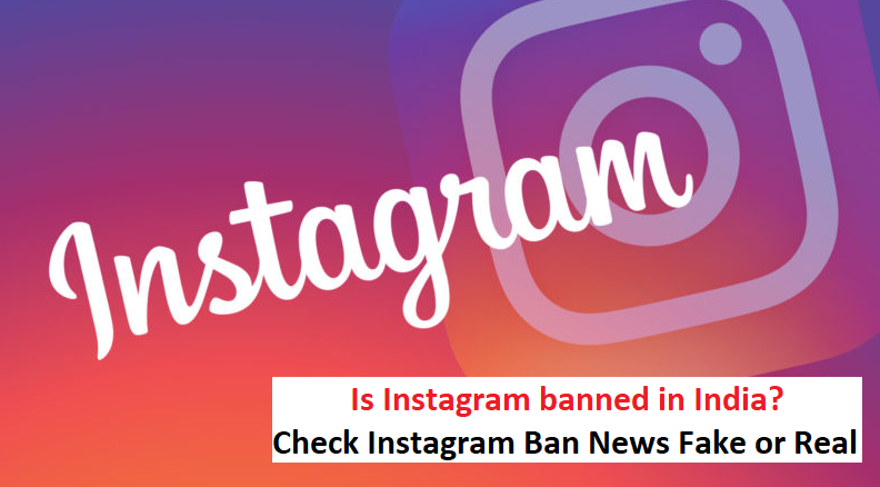Instagram banned in India