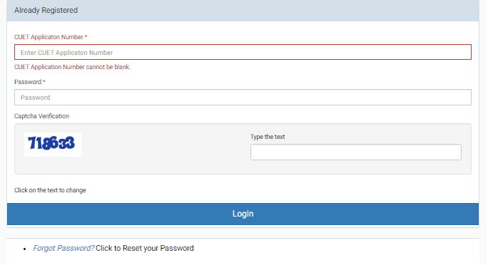 CSAS portal Registration